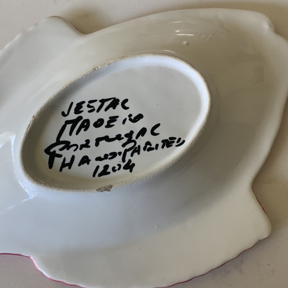 Vintage set of 8 vestal alcobaca fish dishes - Picture 4 of 5